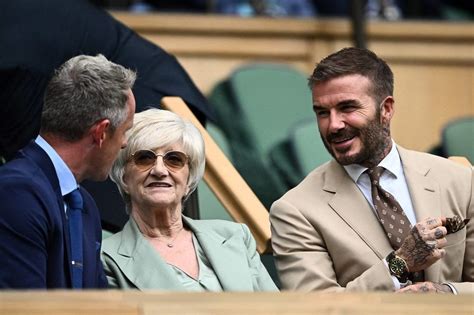 David Beckham sits in Royal Box at Wimbledon a day after Princess Kate made an appearance